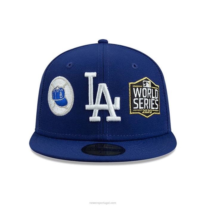 FFTN212 New Era boné la dodgers historic champs azul 59fifty