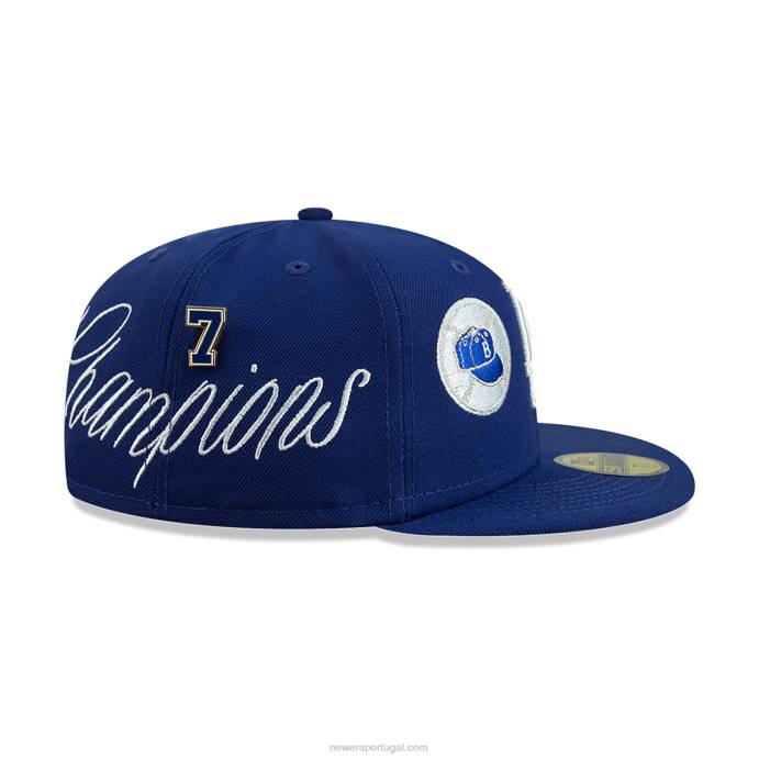 FFTN212 New Era boné la dodgers historic champs azul 59fifty