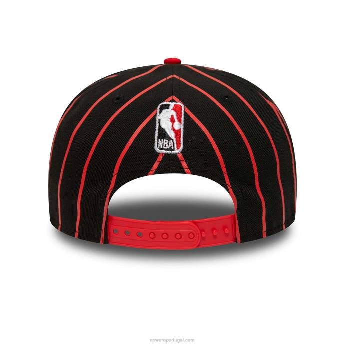 FFTN2130 New Era boné chicago bulls city arch black 9fifty snapback