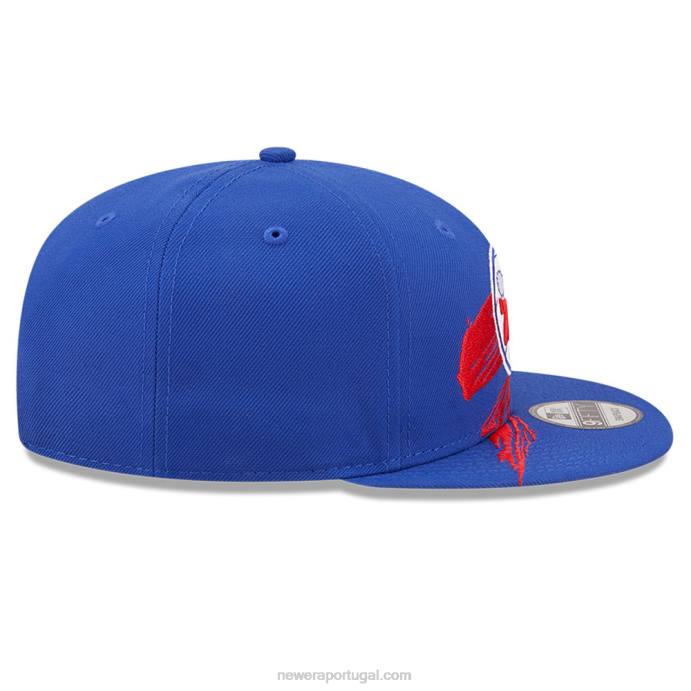 FFTN2132 New Era Boné philadelphia 76ers nba sweep blue 9fifty snapback