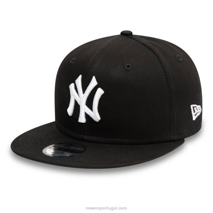 FFTN2134 New Era Boné New York Yankees Essential Youth Black 9Fifty