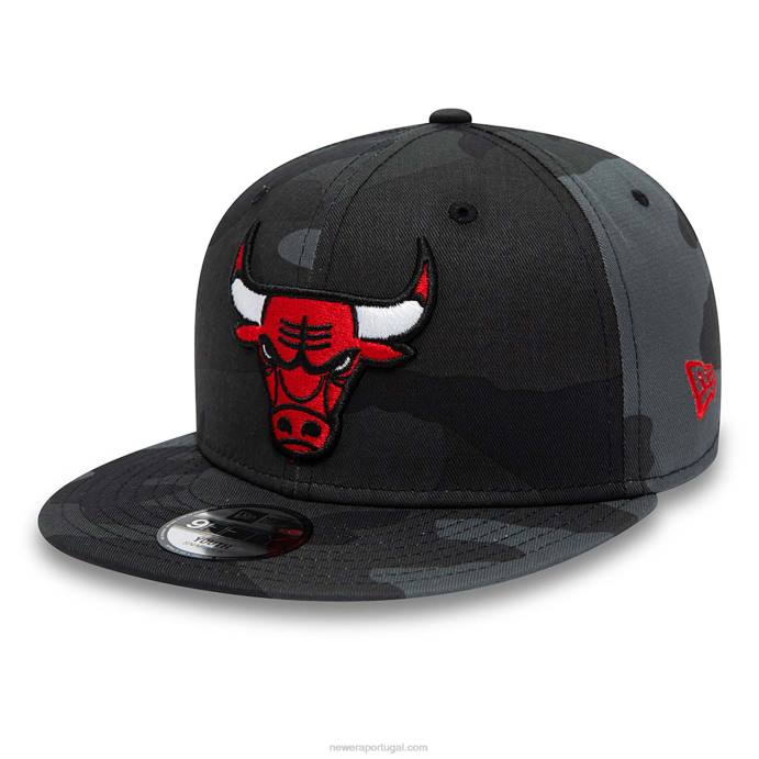 FFTN2135 New Era Chicago Bulls Youth Team Camo 9Fifty Boné Snapback