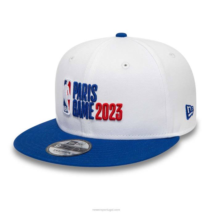FFTN2138 New Era boné snapback nba paris games branco 9fifty