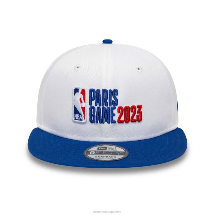 FFTN2138 New Era boné snapback nba paris games branco 9fifty
