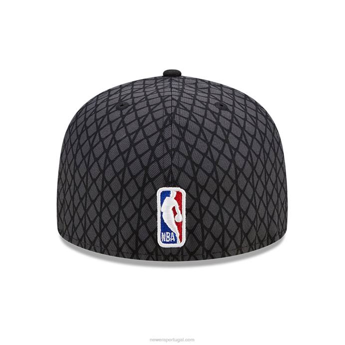 FFTN213 New Era boné orlando magic authentics city edition cinza escuro 59fifty