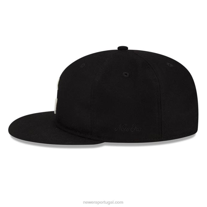 FFTN2141 New Era medo de deus x homestead grays boné strapback preto 9fifty