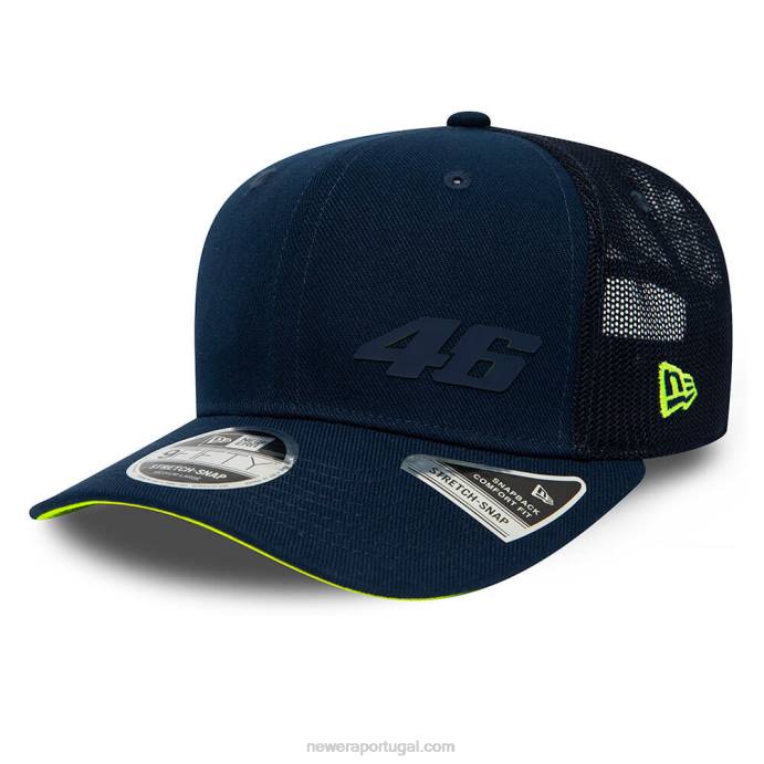 FFTN2142 New Era Boné elástico vr46 repreve navy 9fifty