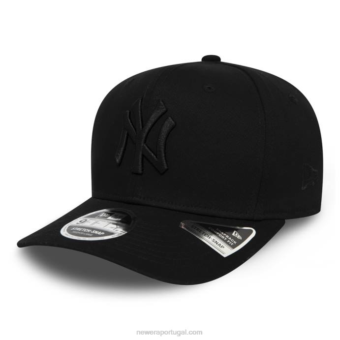 FFTN2143 New Era boné new york yankees tonal black 9fifty stretch snap