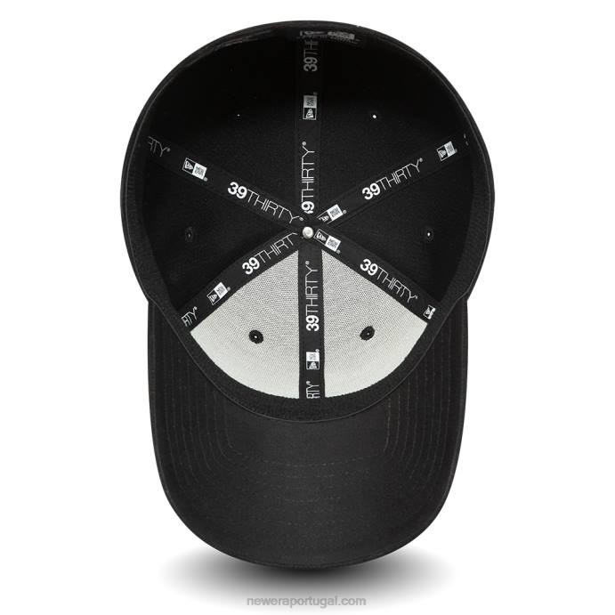 FFTN2148 New Era boné chicago white sox camurça preta 39thirty stretch fit