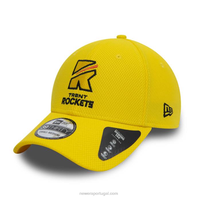 FFTN2150 New Era trent rockets a era dos cem diamantes boné amarelo 39h30