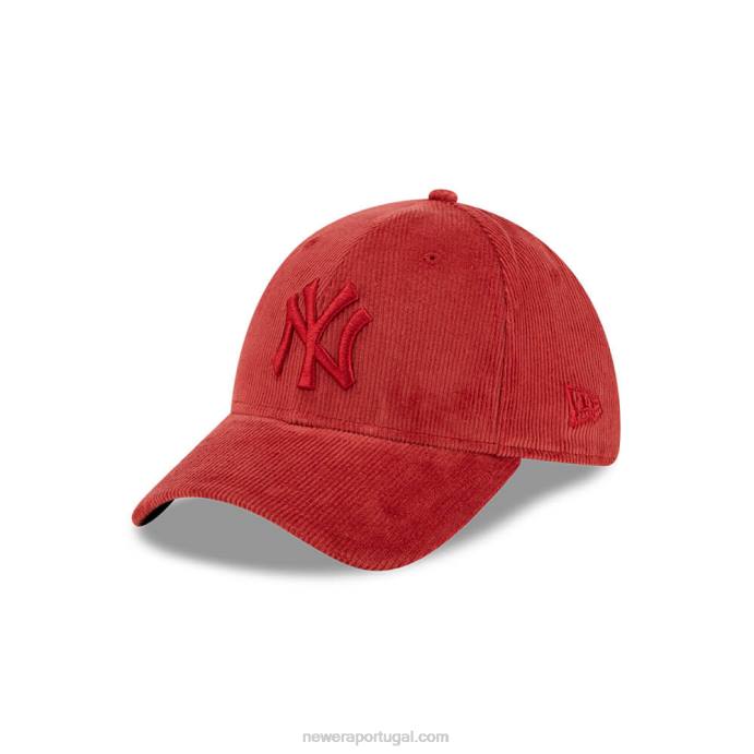 FFTN2152 New Era boné new york yankees cord red 39thirty stretch fit