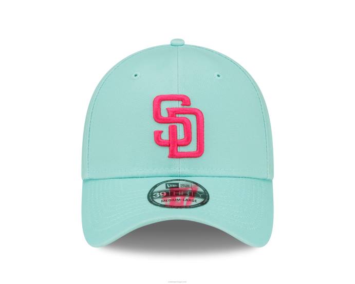 FFTN2155 New Era boné san diego padres mlb city connect teal 39thirty stretch fit
