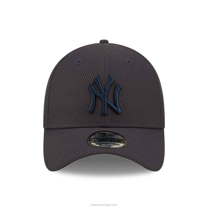 FFTN2162 New Era Boné New York Yankees Diamond Era Navy 39thirty Stretch Fit