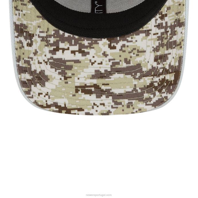 FFTN2163 New Era las vegas raiders nfl salute to service boné preto 39thirty stretch fit