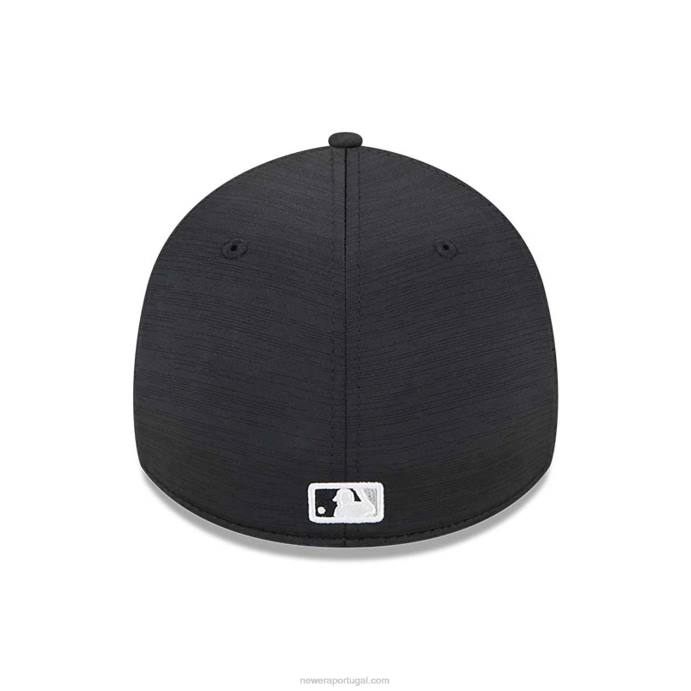 FFTN2174 New Era Boné chicago white sox mlb clubhouse black 39thirty stretch fit
