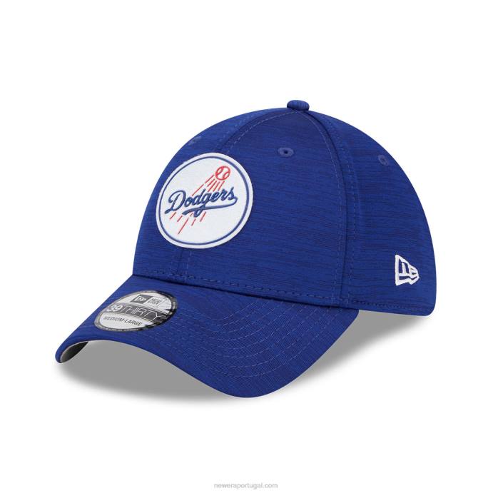 FFTN2177 New Era boné la dodgers mlb clubhouse azul 39thirty stretch fit
