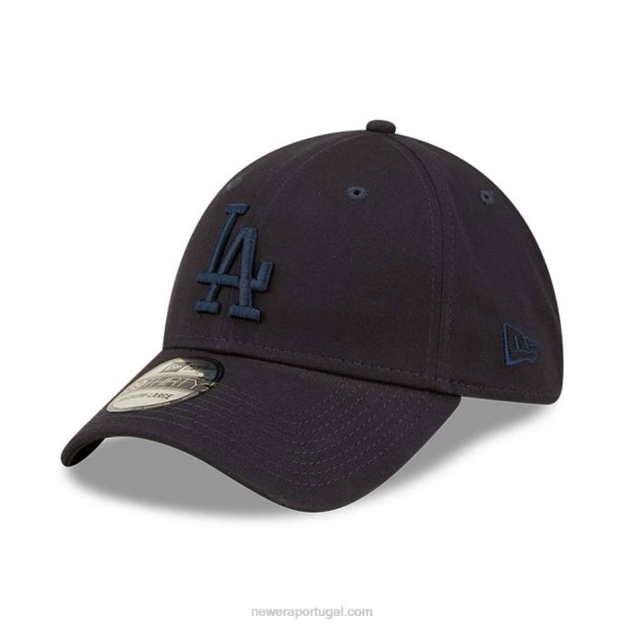 FFTN2180 New Era boné la dodgers league essencial navy 39thirty stretch fit