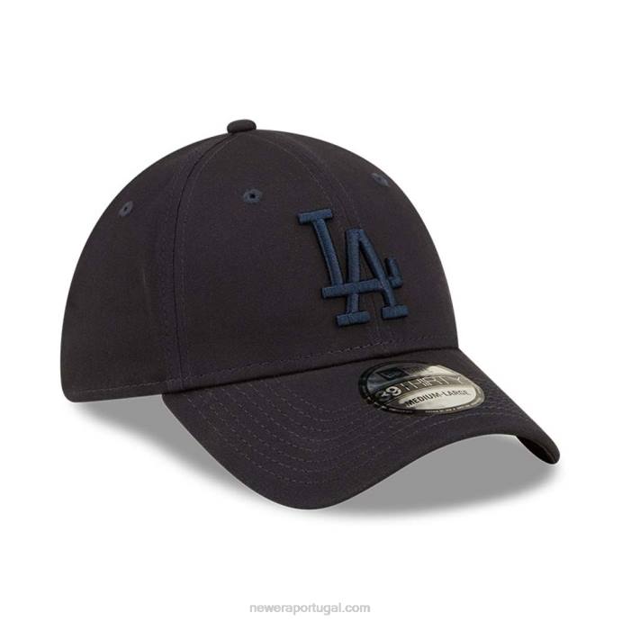 FFTN2180 New Era boné la dodgers league essencial navy 39thirty stretch fit