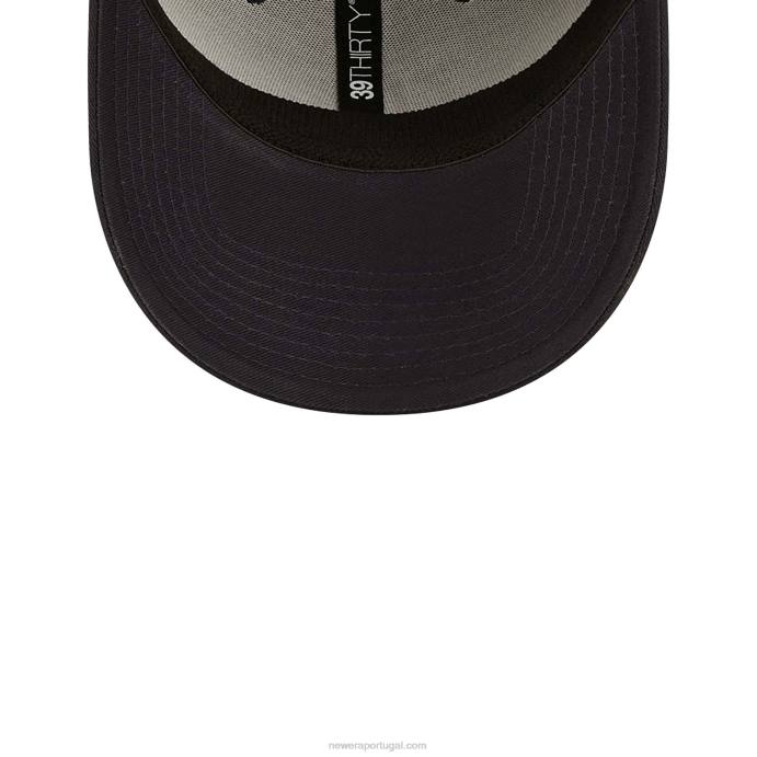 FFTN2180 New Era boné la dodgers league essencial navy 39thirty stretch fit