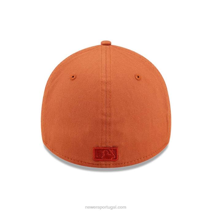 FFTN2183 New Era Boné New York Yankees League Essential Peach 39thirty Stretch Fit