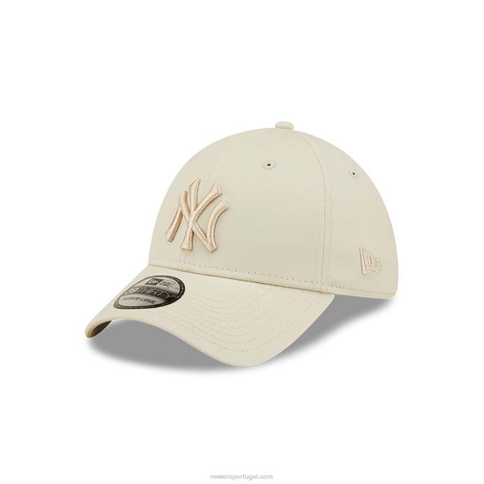 FFTN2186 New Era Boné New York Yankees League Essential Stone 39thirty Stretch Fit