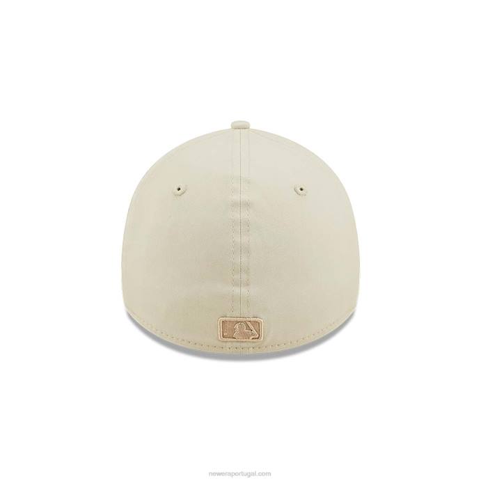FFTN2186 New Era Boné New York Yankees League Essential Stone 39thirty Stretch Fit