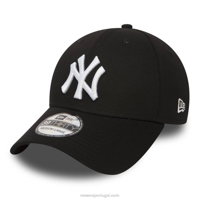 FFTN2188 New Era New York Yankees clássico boné preto 39thirty
