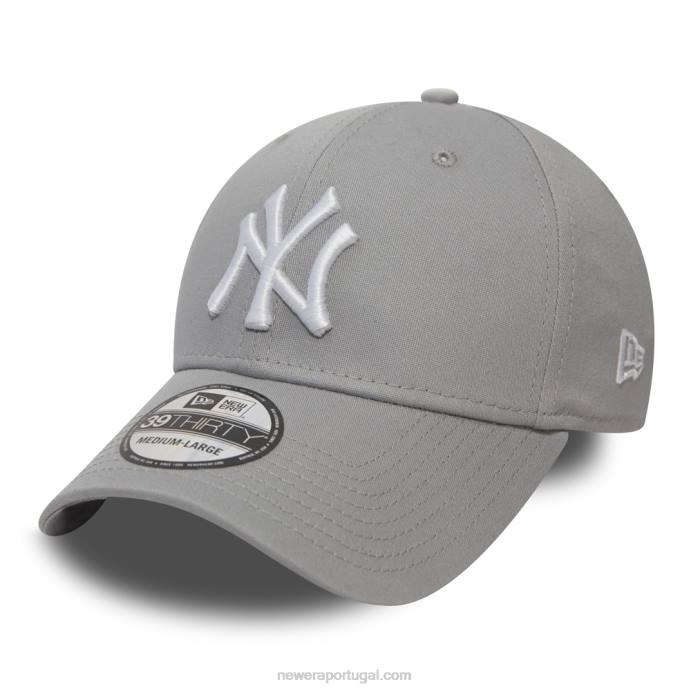 FFTN2194 New Era boné new york yankees essencial cinza 39thirty