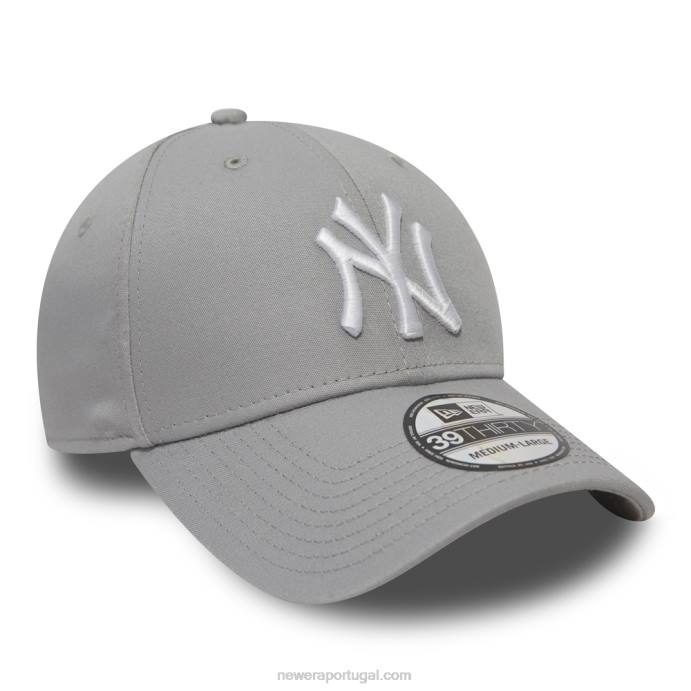 FFTN2194 New Era boné new york yankees essencial cinza 39thirty