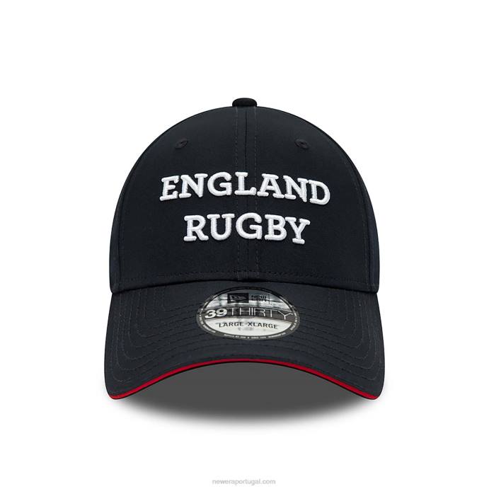 FFTN2198 New Era Boné inglês 39thirty com estampa all over de rugby e ajuste elástico navy