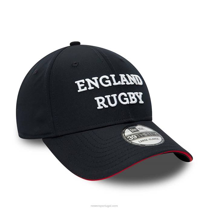 FFTN2198 New Era Boné inglês 39thirty com estampa all over de rugby e ajuste elástico navy