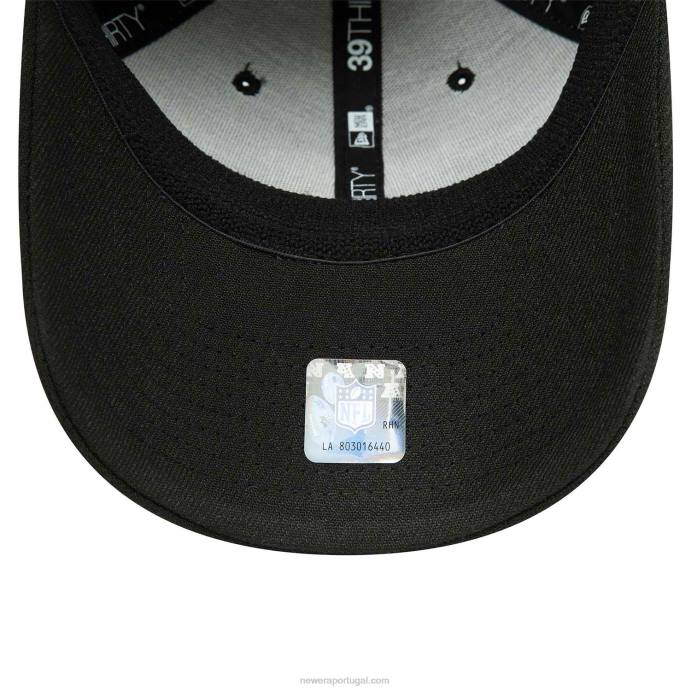 FFTN2199 New Era jacksonville jaguars nfl times preto boné 39thirty