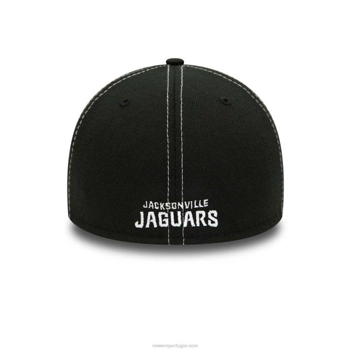 FFTN2199 New Era jacksonville jaguars nfl times preto boné 39thirty