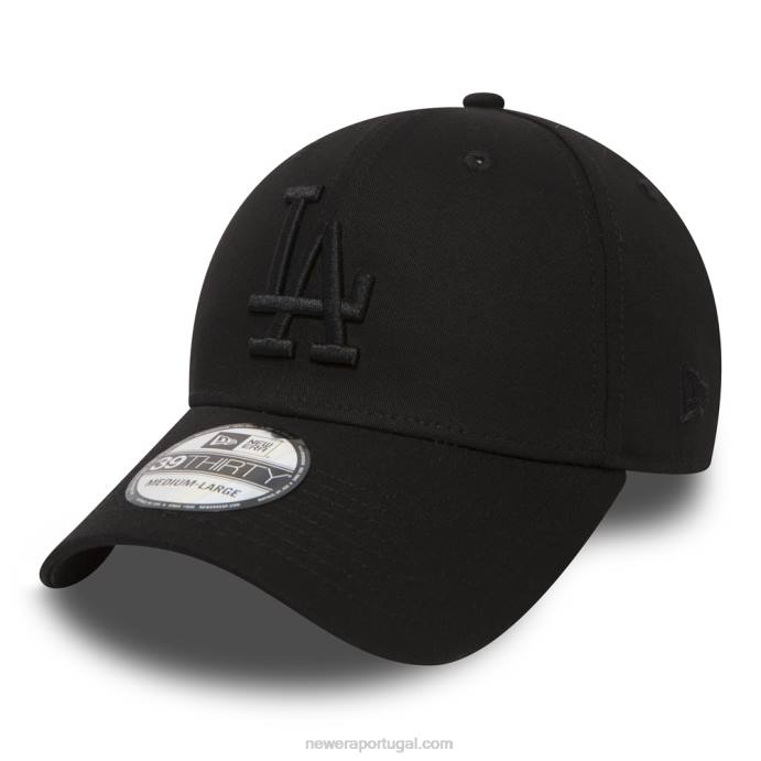 FFTN2200 New Era boné la dodgers essencial preto 39thirty