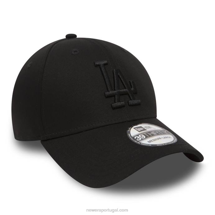 FFTN2200 New Era boné la dodgers essencial preto 39thirty