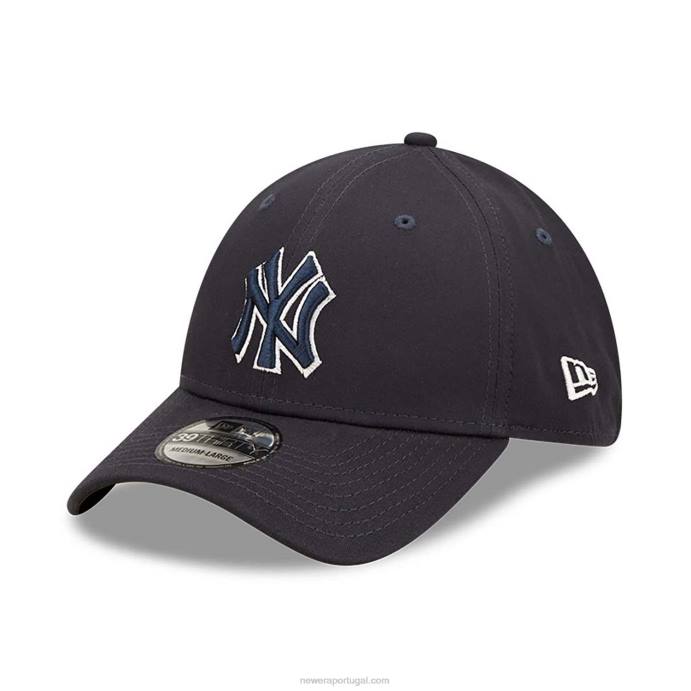 FFTN2205 New Era boné new york yankees team sketch navy 39thirty stretch fit