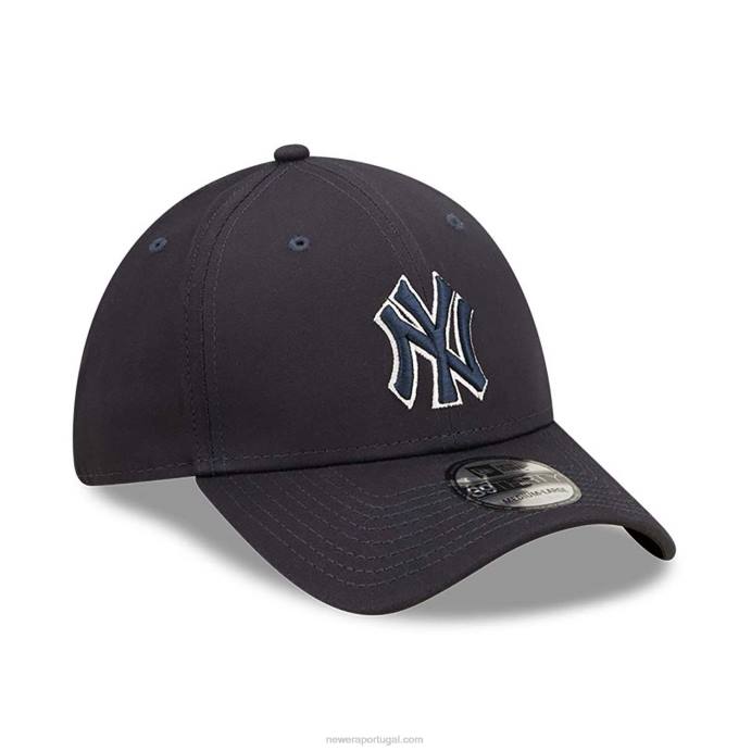 FFTN2205 New Era boné new york yankees team sketch navy 39thirty stretch fit