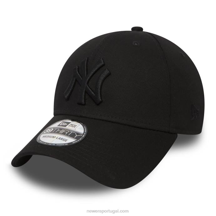 FFTN2209 New Era New York Yankees clássico boné preto 39thirty