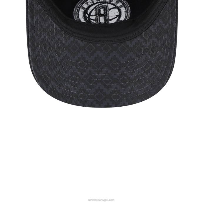 FFTN2212 New Era brooklyn nets nba all star game black 9twenty boné ajustável