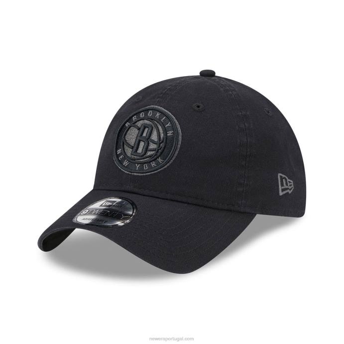 FFTN2212 New Era brooklyn nets nba all star game black 9twenty boné ajustável