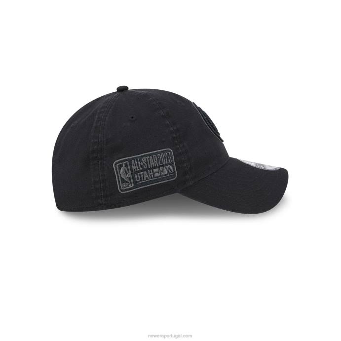 FFTN2212 New Era brooklyn nets nba all star game black 9twenty boné ajustável
