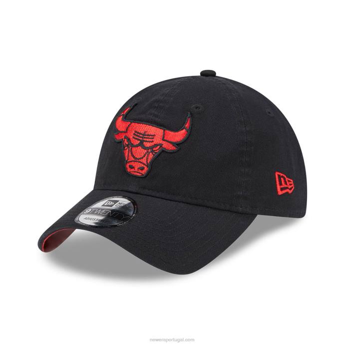 FFTN2215 New Era chicago bulls nba all star game black 9twenty boné ajustável