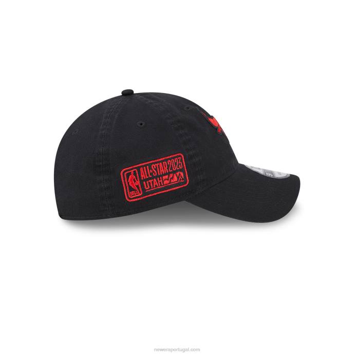 FFTN2215 New Era chicago bulls nba all star game black 9twenty boné ajustável