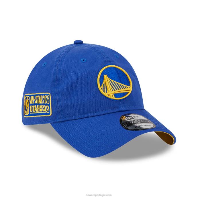 FFTN2218 New Era boné ajustável golden state warriors nba all star game blue 9twenty