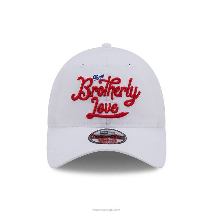 FFTN2219 New Era philadelphia 76ers authentics city edition branco 9twenty boné ajustável