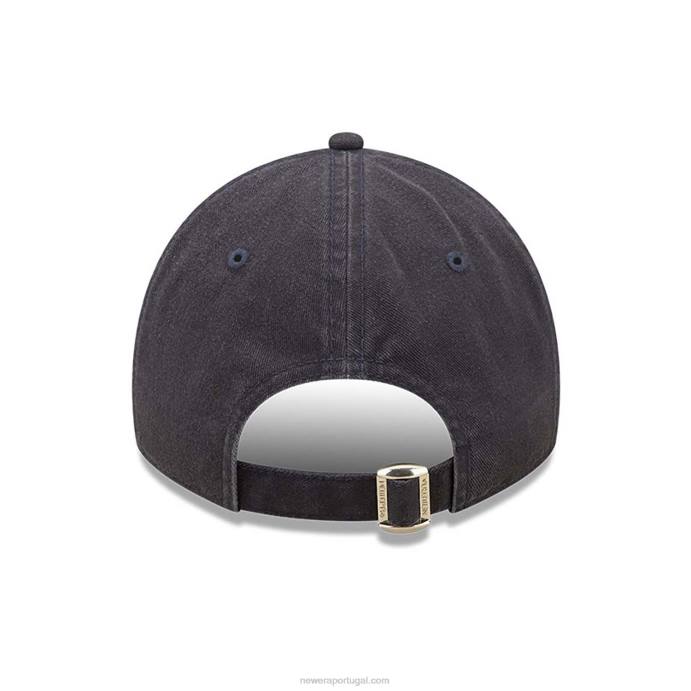 FFTN2220 New Era boné ajustável New York Yankees Team Patch Blue 9Twenty
