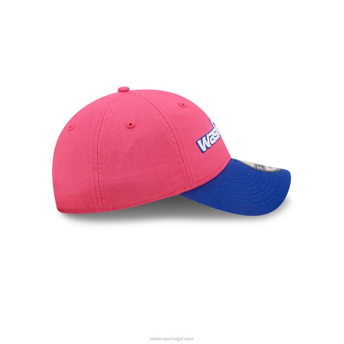 FFTN2222 New Era Boné ajustável Washington Wizards Authentic Edition rosa 9Twenty