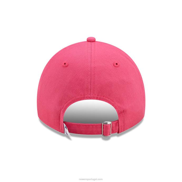 FFTN2222 New Era Boné ajustável Washington Wizards Authentic Edition rosa 9Twenty