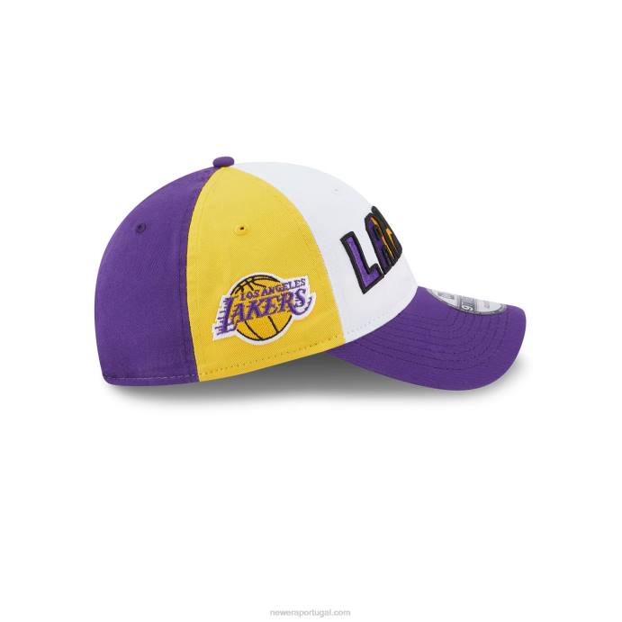 FFTN2224 New Era boné ajustável la lakers nba back half purple 9twenty