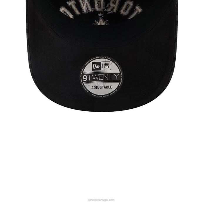 FFTN2225 New Era boné toronto raptors authentics city edition cinza escuro 9twenty ajustável